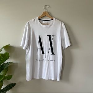 Armani Exchange logo t-shirt